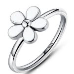 Strieborný prsteň s kvetmi, 7