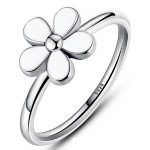 Strieborný prsteň s kvetom, 6