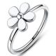 Strieborný prsteň s kvetom, 6