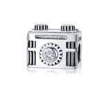 Ezüst charm, fényképezőgép