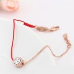 Náramok zo šnúrky a retiazky