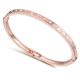 Klasický oválny náramok, Rosegold, ružové zlato