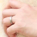 Dámsky snubný prsteň, nerezová oceľ, strieborná, veľkosť 7