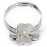 Náladový prsteň s motívom štvorlístka, nastaviteľná veľkosť