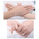 Strieborný snubný prsteň, pánsky, veľkosť 10