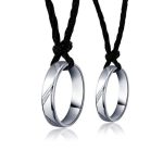 Strieborný snubný prsteň, pánsky, veľkosť 11