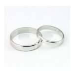 Strieborný pánsky snubný prsteň, veľkosť 9