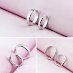 Strieborný pánsky snubný prsteň, veľkosť 8