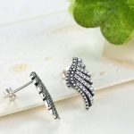 Strieborné náušnice s krídlom Fénixa