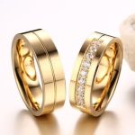 Pánsky snubný prsteň, nerez, ružové zlato, veľkosť 12