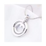 Sústredná okrúhla súprava šperkov zdobená kryštálmi Swarovski