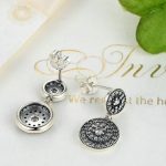 Starostrieborné, kruhové náušnice