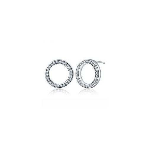 Strieborné kruhové náušnice