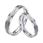 Strieborný dámsky snubný prsteň, veľkosť 5