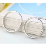 Ezüst férfi karikagyűrű, 10-es méret