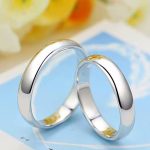 Ezüst férfi karikagyűrű, 9-es méret