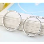 Ezüst férfi karikagyűrű, 9-es méret