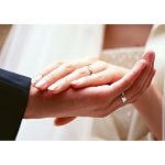 Ezüst karikagyűrű, egy pár, szívdobbanás