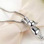 Strieborný náhrdelník s mačkou