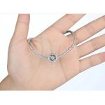 Strieborný prívesok na kolieska zdobený zirkónovým krištáľom