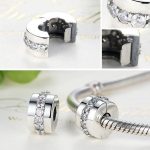 Strieborná perla s pôvabnými kryštálmi