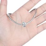 Strieborná perla s pôvabnými kryštálmi