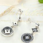 Strieborné náušnice vo vintage štýle