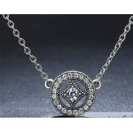 Strieborný náhrdelník s vintage príveskom