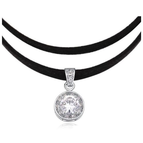 Dvojitý kožený náhrdelník