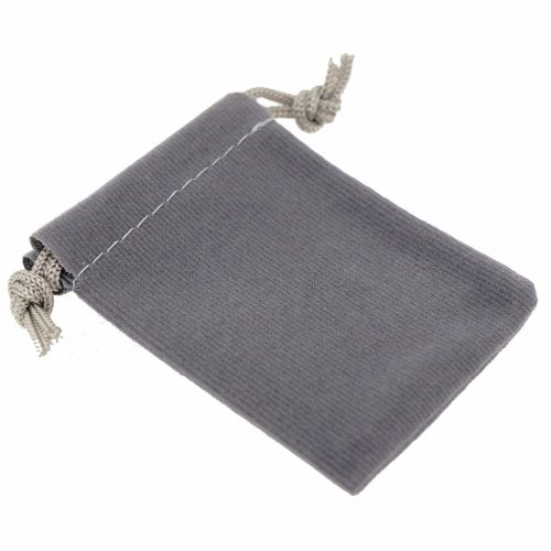 Taštička na šperky, šedá, 9x12 cm