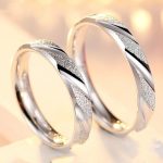 Strieborný snubný prsteň, dámsky, veľkosť 5