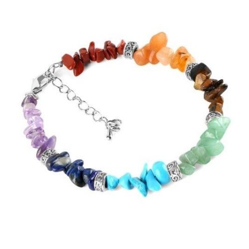 Dúhový náramok s farbami 7 čakier