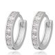 Elegantné kruhové náušnice, Crystal