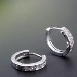 Elegantné kruhové náušnice, Crystal