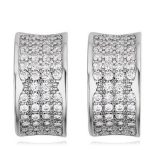 Polkruhové náušnice, Crystal