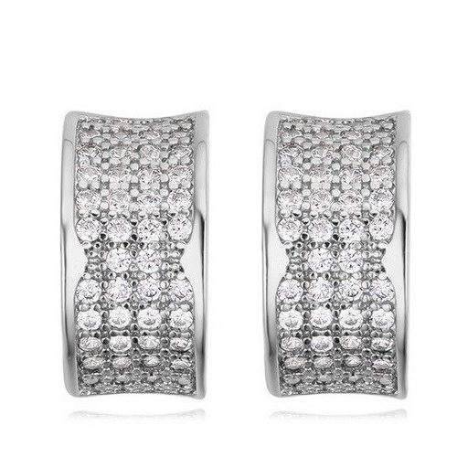 Polkruhové náušnice, Crystal