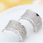 Polkruhové náušnice, Crystal