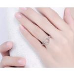 Strieborný prsteň so vzorom obruče, 7