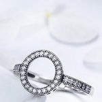 Strieborný prsteň so vzorom obruče, 6