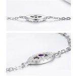 Strieborný náramok s motívom oka