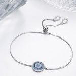 Strieborný náramok pre šťastie