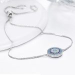 Strieborný náramok pre šťastie