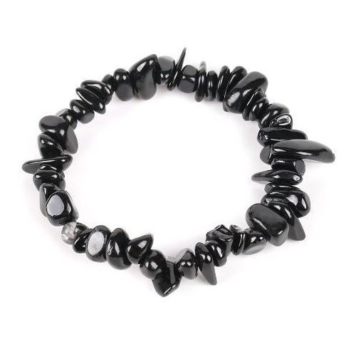 Meditačný náramok, čierny turmalín