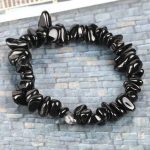 Meditačný náramok, čierny turmalín
