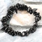Meditačný náramok, čierny turmalín