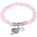 Meditačný náramok, ružový kremeň