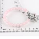 Meditačný náramok, ružový kremeň