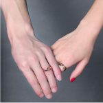 Pánsky snubný prsteň, nerez, zlatá farba, veľkosť 11