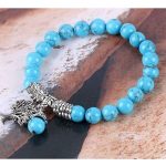 Meditačný náramok, tyrkysový