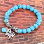 Meditačný náramok, tyrkysový